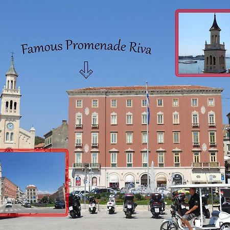 Famous Promenade Riva Apartment Split Bagian luar foto